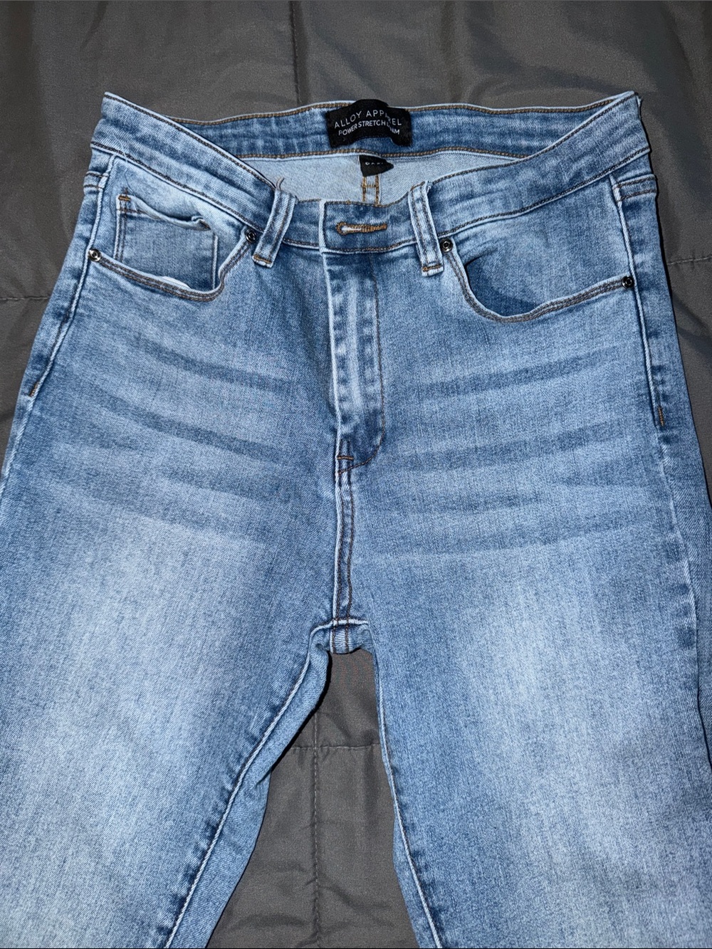 Tall Girl friendly!!! Light Blue women skinny Fit Jeans 6x37